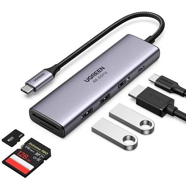 Hub USB Ugreen: Giải pháp Kết Nối Đa Năng Không Thể Thiếu cho Người Dùng