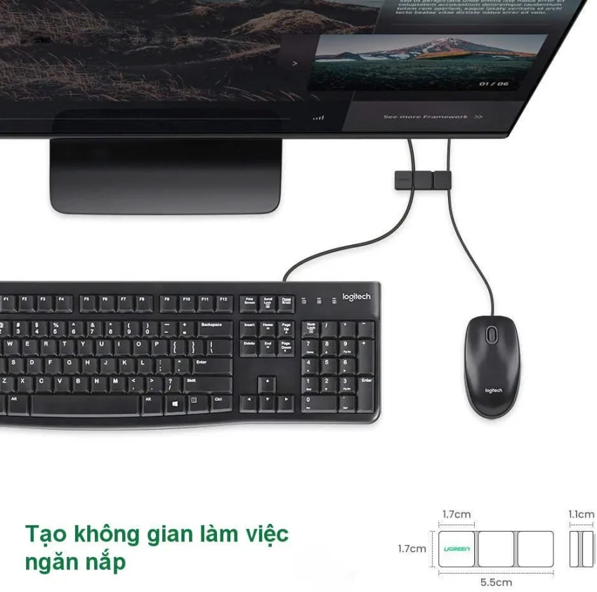 Kẹp giữ dây cáp UGREEN 70585 — ảnh 6