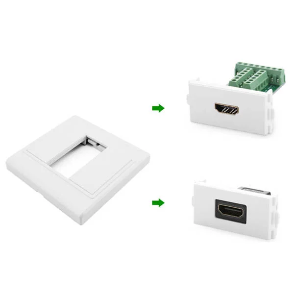 Khung HDMI âm tường màu trắng chất liệu nhựa Ugreen 20316 — ảnh 7