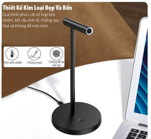 Micro thu âm thanh có cắm máy tính để bàn, màu đen Ugreen (10934) — ảnh 2