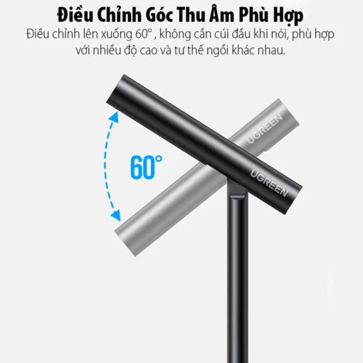 Micro thu âm thanh có cắm máy tính để bàn, màu đen Ugreen (10934) — ảnh 3