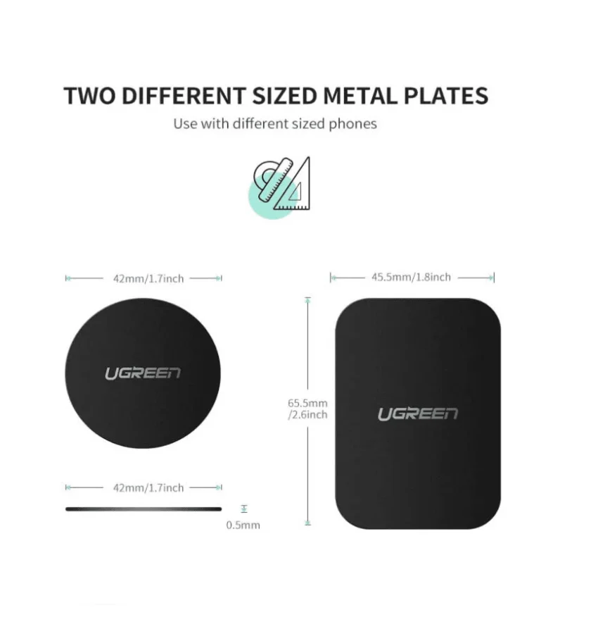 Miếng hít từ tính dùng cho điện thoại và giá đỡ UGREEN LP123 50416 4 miếng