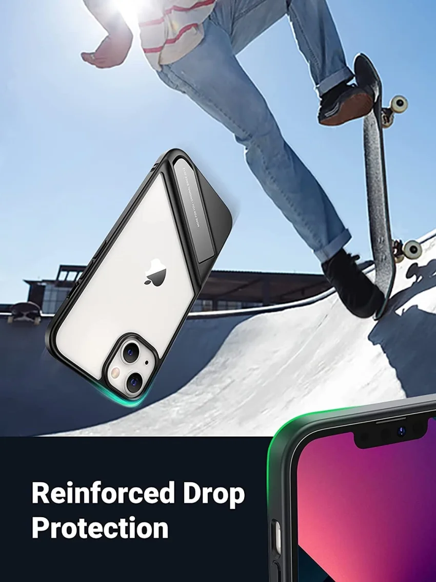 Ốp lưng kèm giá đỡ điện thoại iPhone 13 mini UGREEN 90149 – Khung kim loại, vỏ TPU trong suốt — ảnh 9