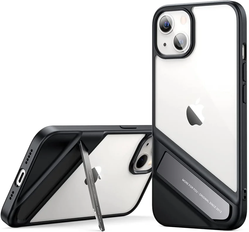 Ốp lưng kèm giá đỡ điện thoại iPhone 13 pro UGREEN 90153 – Khung kim loại, vỏ TPU trong suốt