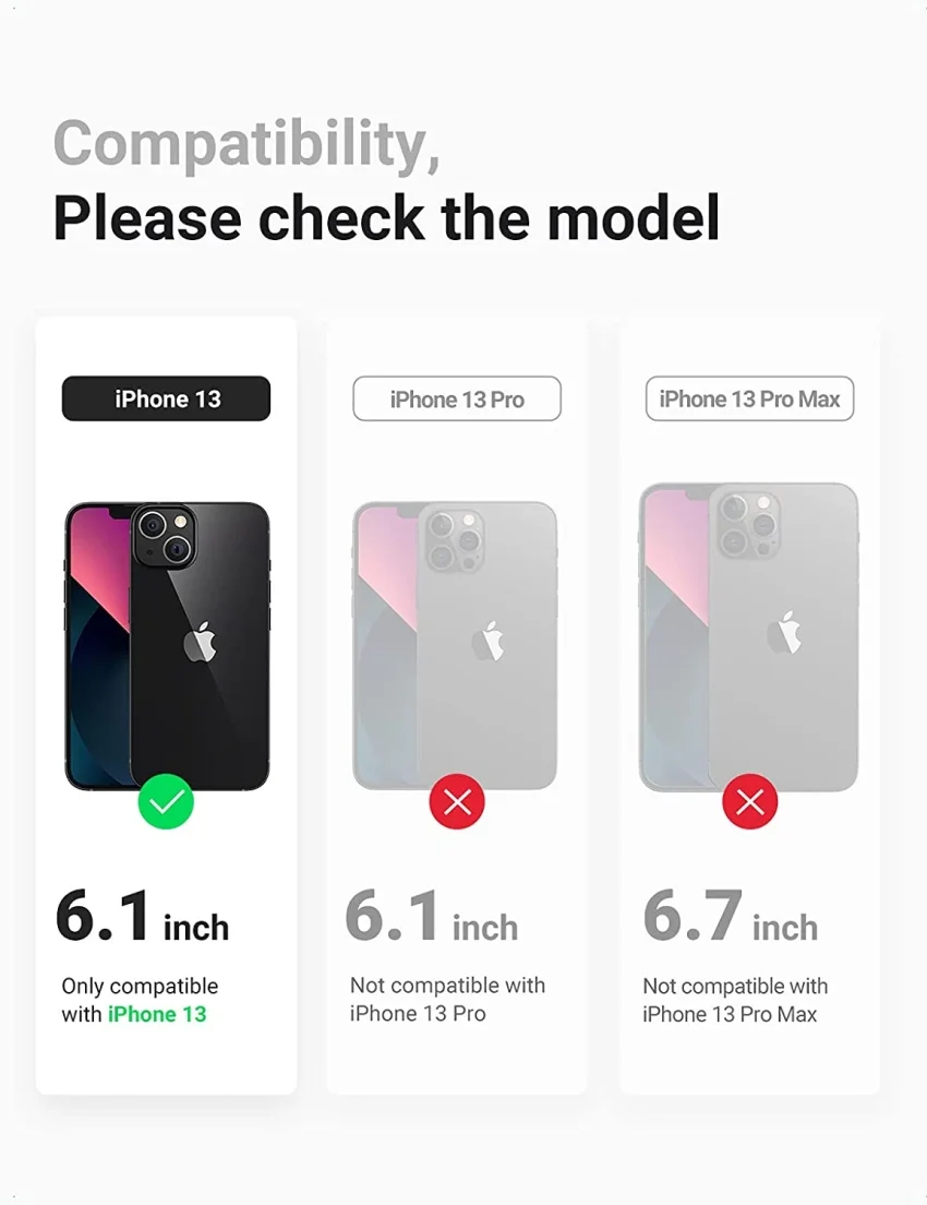 Ốp lưng kèm giá đỡ điện thoại iPhone 13 pro UGREEN 90153 – Khung kim loại, vỏ TPU trong suốt