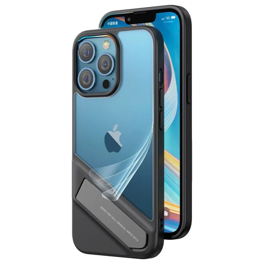Ốp lưng kèm giá đỡ điện thoại iPhone 13 mini UGREEN 90149 – Khung kim loại, vỏ TPU trong suốt — ảnh 3