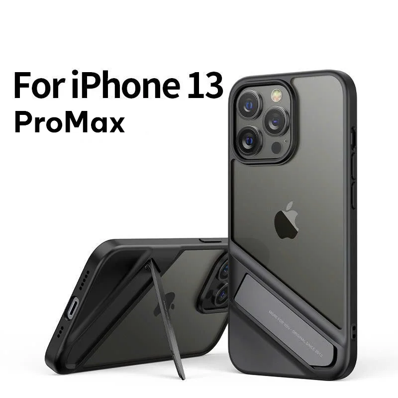 Ốp lưng kèm giá đỡ điện thoại iPhone 13 promax UGREEN 90154 – Khung kim loại, vỏ TPU trong suốt — ảnh 1