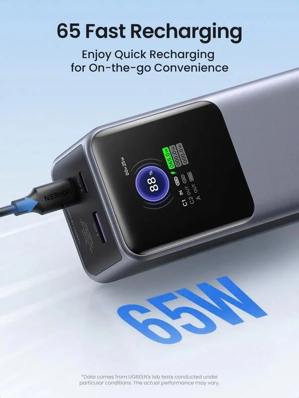 Pin dự phòng 25000mAh 200W Ugreen PB722 35525B — ảnh 3
