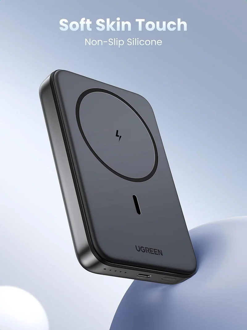 Pin sạc dự phòng dùng cho điện thoại, 10000mAh Li-ion, màu xám 1 cổng đầu ra Ugreen 25919