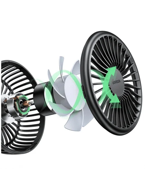 Quạt hút gió LP436 cho Ô tô 3W Ugreen (10421)