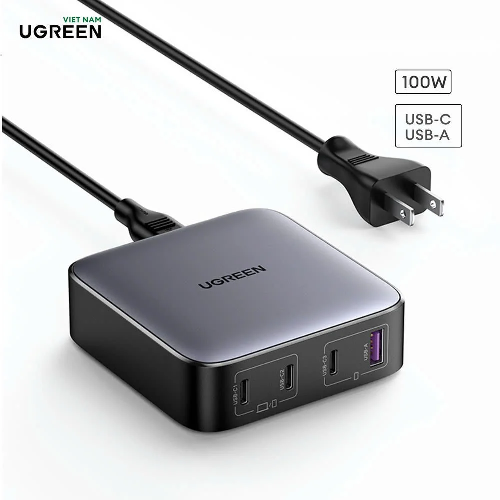 Sạc nhanh GaN 100W Ugreen 90736