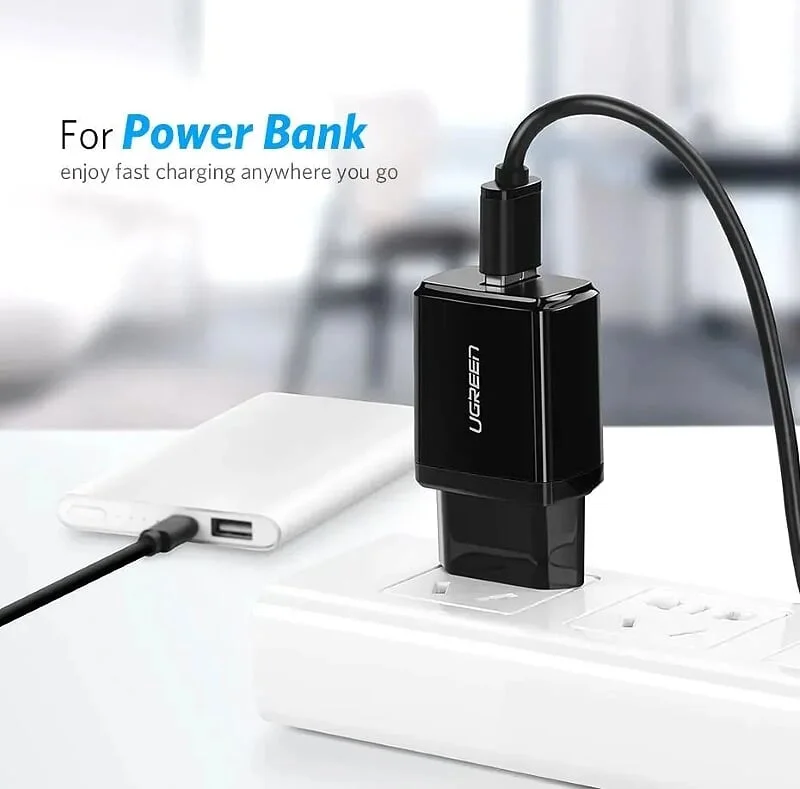 Sạc USB 1 cổng 2.1A màu đen Ugreen (50459) — ảnh 5