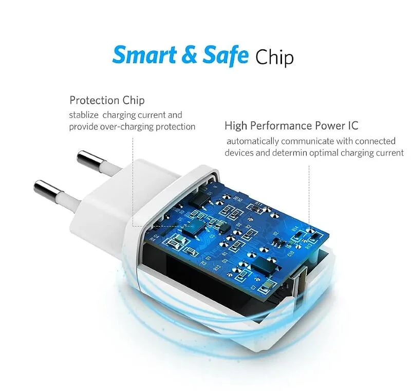 Sạc USB 1 cổng 2.1A màu đen Ugreen (50459)