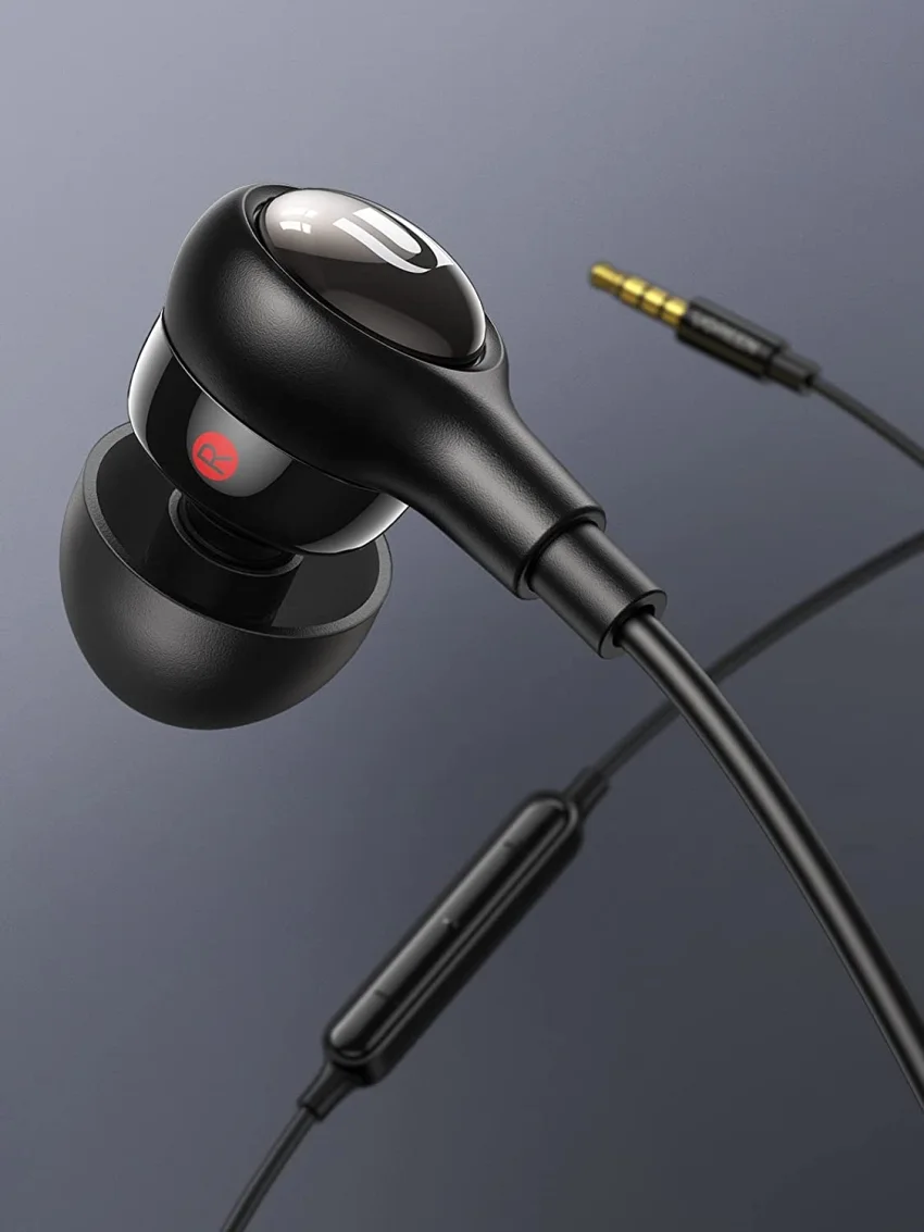 Tai nghe nhét tai có dây chân cắm 3.5mm màu đen Ugreen 30637 EP103