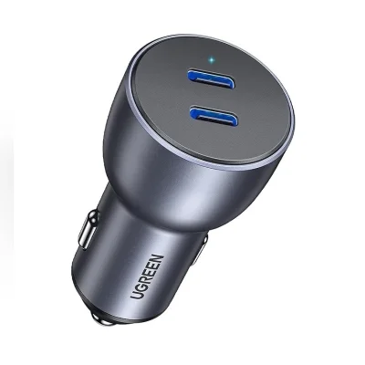 Tẩu sạc nhanh ô-tô 40W 2 cổng Type C Ugreen 70594