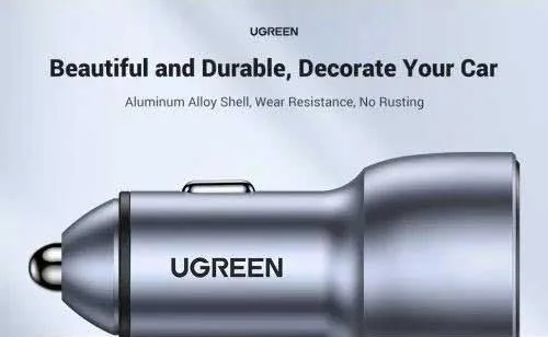 Tẩu sạc nhanh ô-tô 40W 2 cổng Type C Ugreen 70594