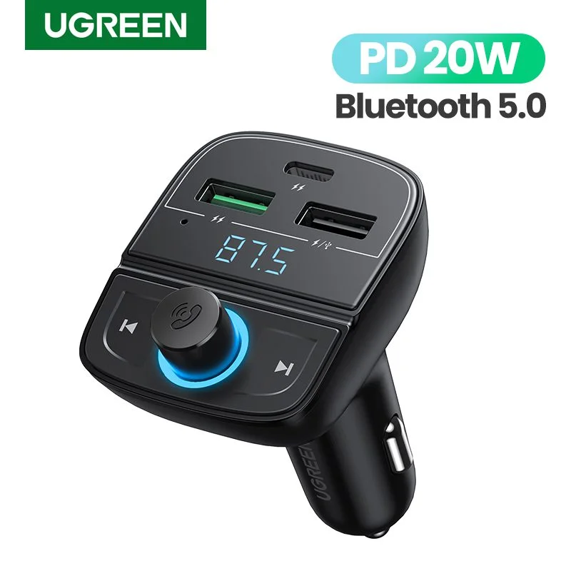 Tẩu sạc nhanh ô tô Bluetooth UGREEN 80910 — ảnh 2