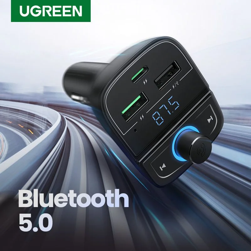 Tẩu sạc nhanh ô tô Bluetooth UGREEN 80910 — ảnh 3