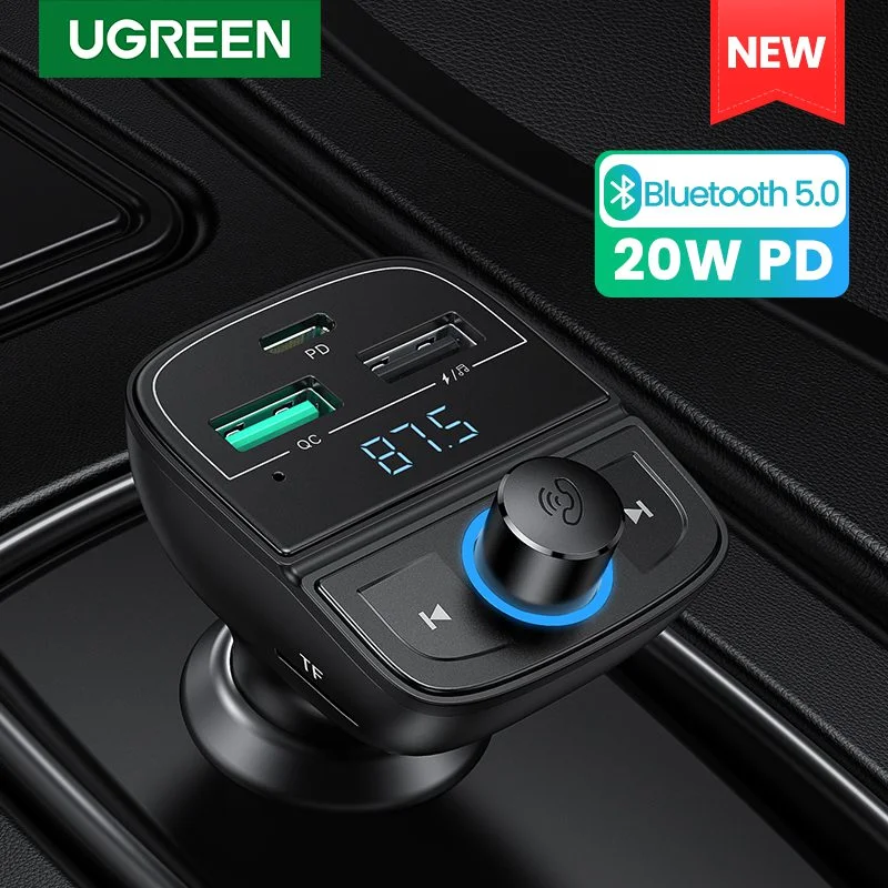 Tẩu sạc nhanh ô tô Bluetooth UGREEN 80910 — ảnh 5