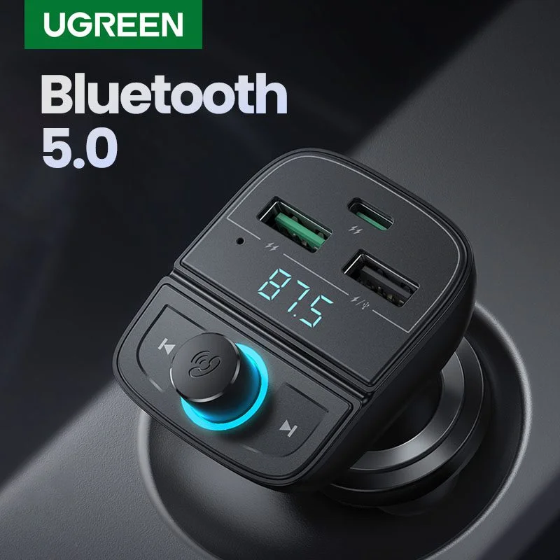 Tẩu sạc nhanh ô tô Bluetooth UGREEN 80910 — ảnh 7