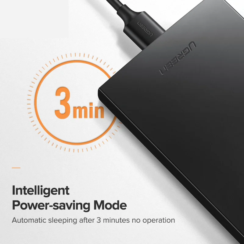 Thiết bị đựng ổ cứng 2.5 inch, dùng để kết nối ổ cứng sata với máy tính qua cổng usb, kèm dây cáp Ugreen (60353) — ảnh 2