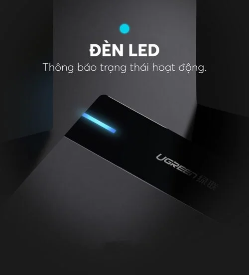 Thiết bị đựng ổ cứng 3.5 inch, dùng để kết nối ổ cứng sata với máy tính qua cổng usb, kèm dây cáp Ugreen (50423) — ảnh 2