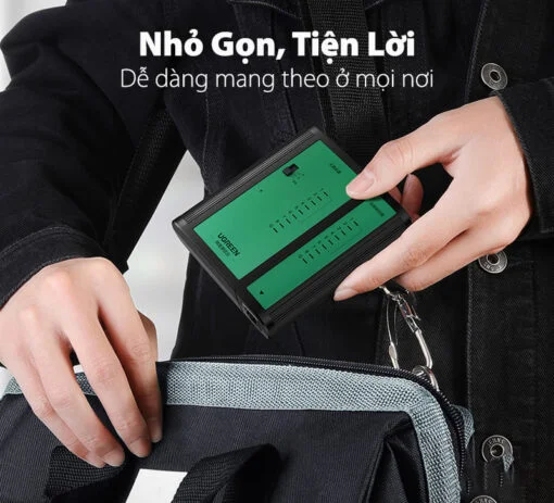 Thiết bị kiểm tra dây cáp mạng RJ45 và RJ 11 ugreen 10950 — ảnh 5