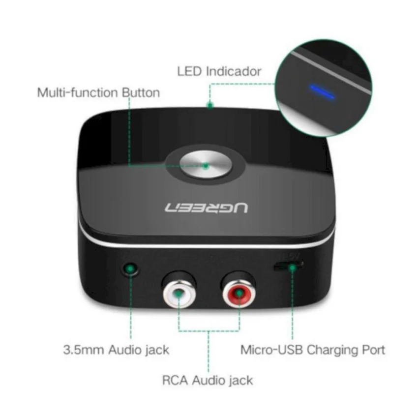 Thiết bị nhận Bluetooth 5.0 công suất Bluetooth 10mW Ugreen (10399) — ảnh 8
