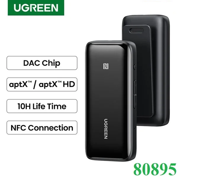 Thiết bị nhận Bluetooth 5.0 công suất Bluetooth 10mW Ugreen (80895) — ảnh 2