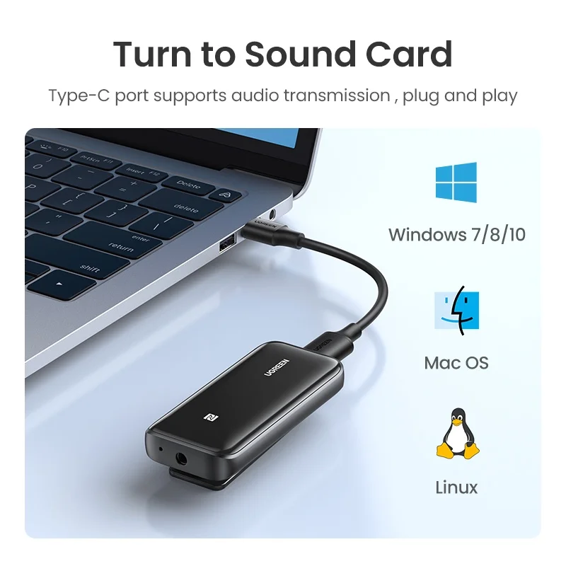 Thiết bị nhận Bluetooth 5.0 công suất Bluetooth 10mW Ugreen (80895) — ảnh 4
