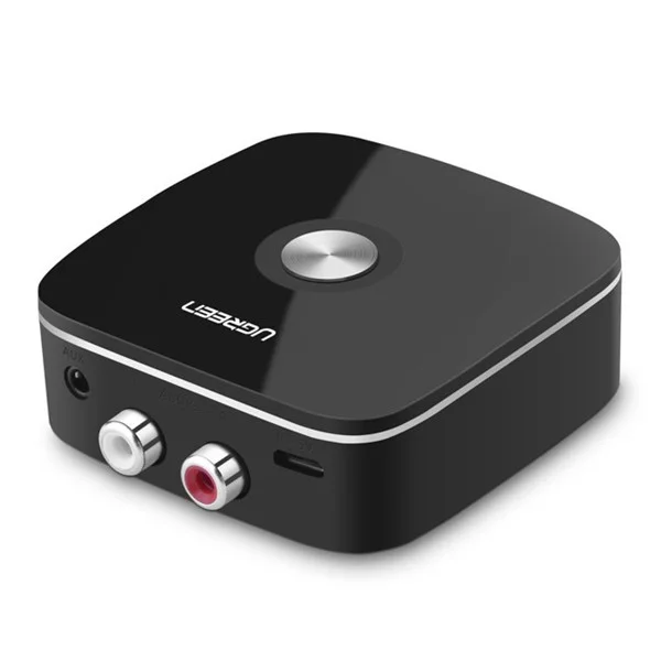 Thiết bị nhận Bluetooth công suất Bluetooth 20mW, màu đen đầu ra 3.5mm và hoa sen Ugreen