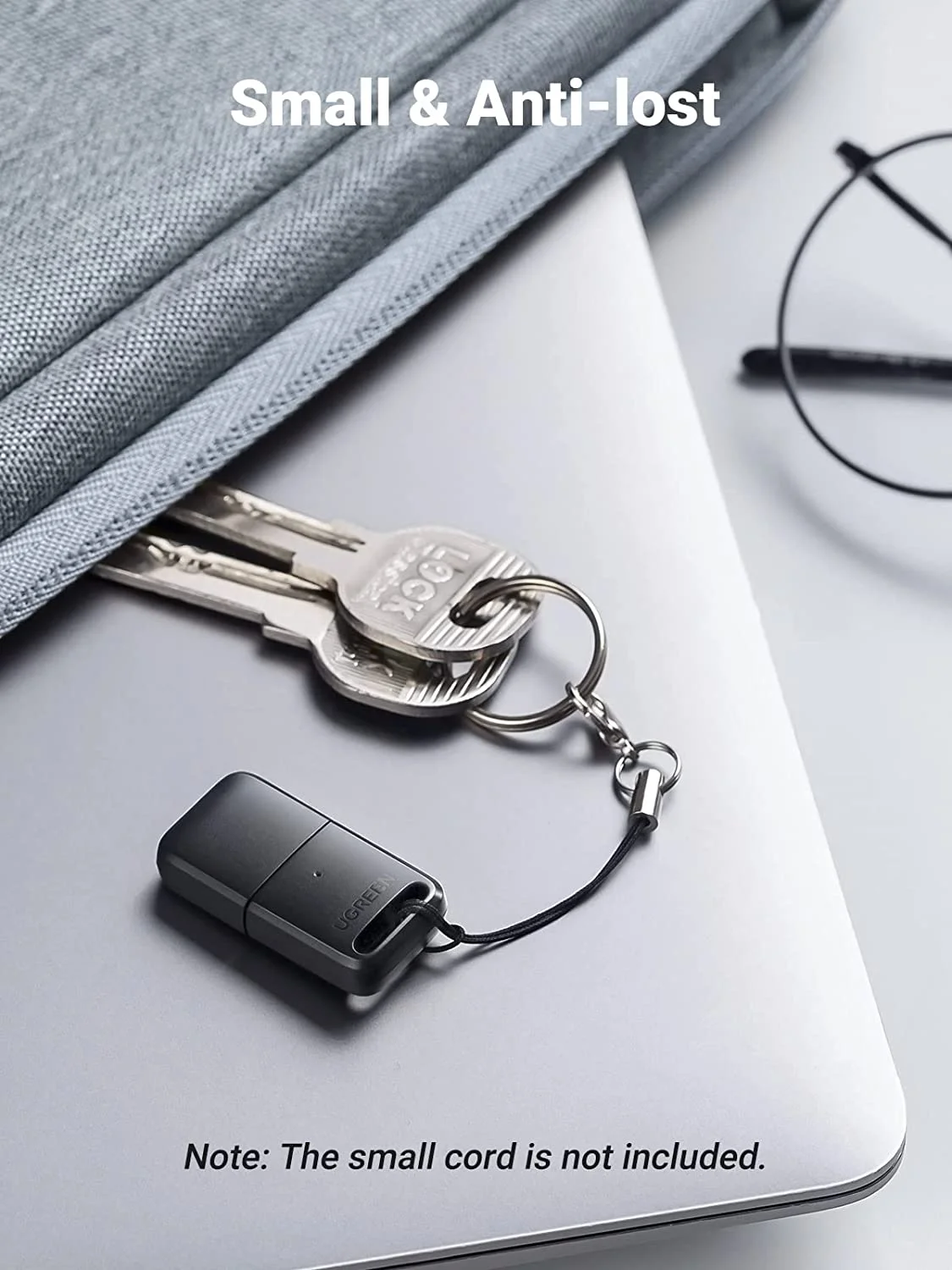 Thiết bị nhận Bluetooth USB 5.0 công suất 10mW, màu đen Ugreen (80890)