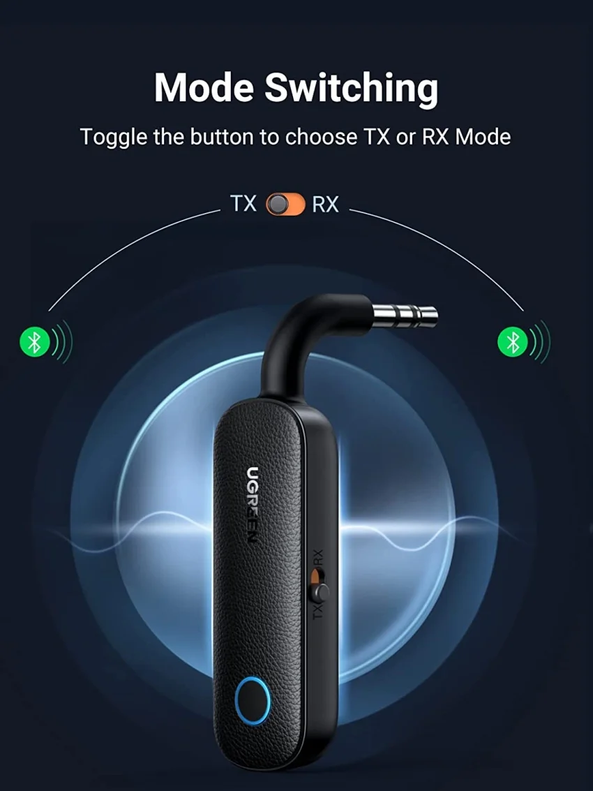 Thiết bị truyền nhận Bluetooth USB công suất Bluetooth 10mW, màu đen Ugreen (80893)