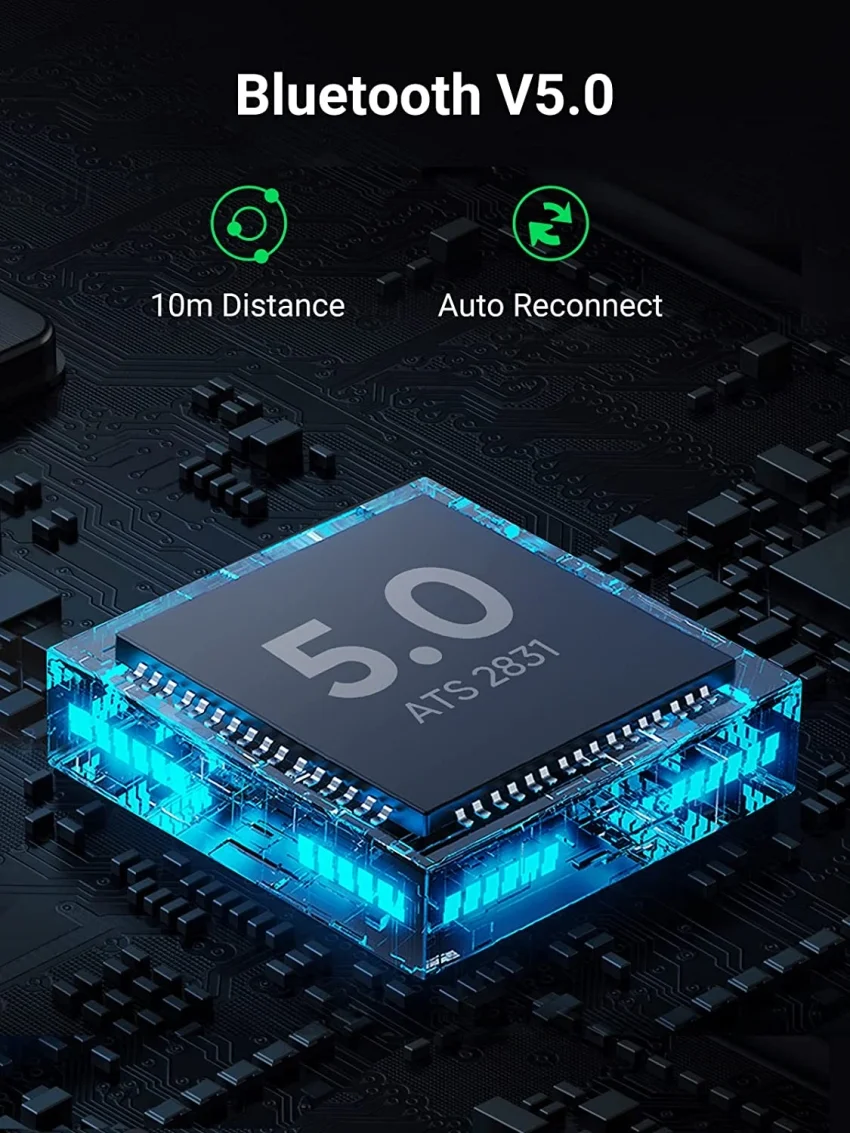 Thiết bị truyền nhận Bluetooth USB công suất Bluetooth 10mW, màu đen Ugreen (80893)