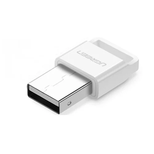 Thiết bị USB nhận Bluetooth công suất Bluetooth 20mW, màu trắng Ugreen (30443)