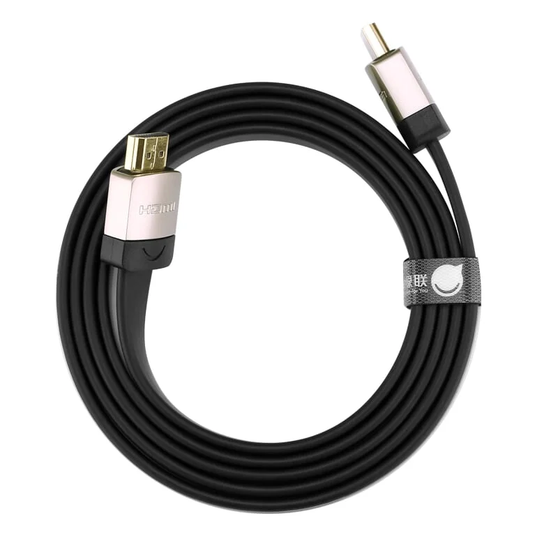 Ugreen 10260 1.5M màu Đen Cáp tín hiệu HDMI chuẩn 2.0 cáp dẹt đầu bọc hợp kim HD123 — ảnh 3