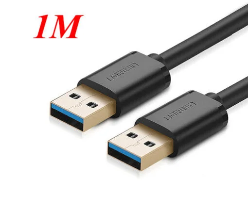 UGREEN 10370 USB 3.0 A Male to Male Cable 1m (Black)