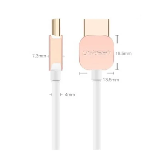 Ugreen 10474 1M Hdmi Cable Ultra Slim Version 2.0 19 + 1 HD117 — ảnh 2