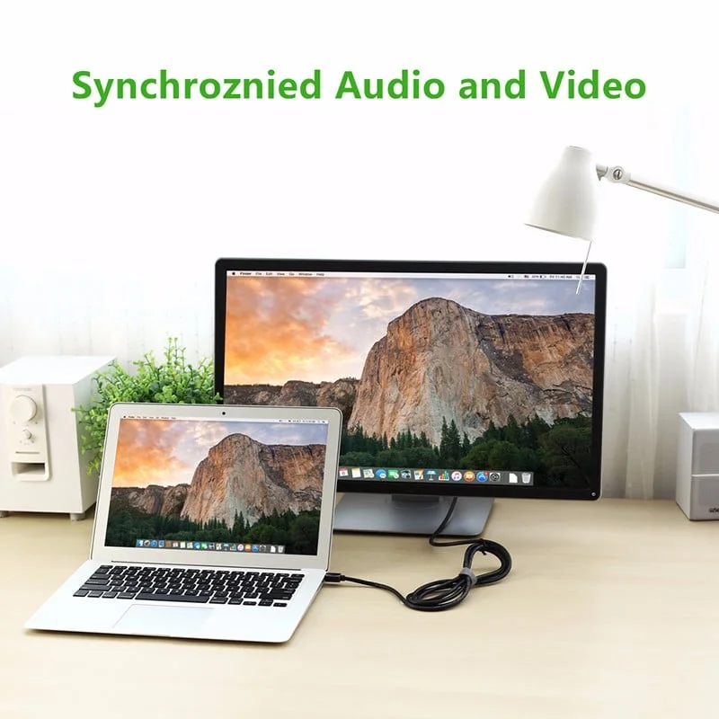 Ugreen 10433 2M Màu Đen Cáp chuyển đổi Mini DP sang DisplayPort hỗ trợ phân giải 4K x 2K MD105