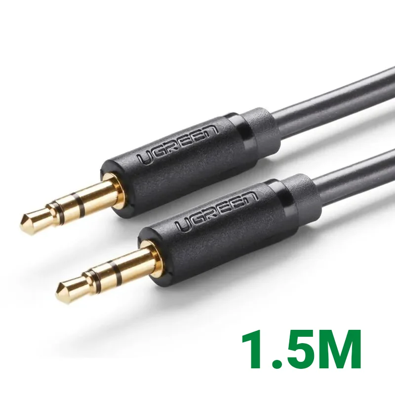 Ugreen 10503 1.5M màu Đen Cáp âm thanh 2 đầu 3.5mm dương AV101 — ảnh 1