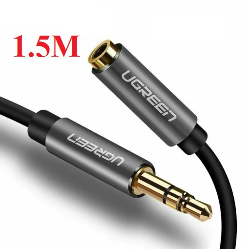 Ugreen 10593 1.5M màu Đen Cáp âm thanh 3.5mm nối dài AV118