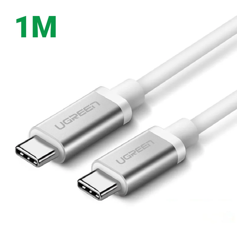 Ugreen 10678 1M 4k60hz 3.1 gen1 60w màu bạc Cáp TypeC (3.1) Data cao cấp US161