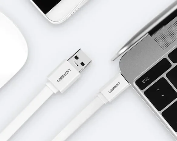 Ugreen 10690 0.25M màu Trắng Cáp USB TypeC sang USB 3.0 cáp dẹt US172 — ảnh 12