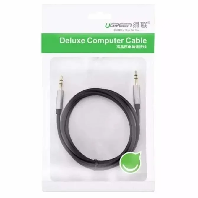 Ugreen 10792 1M màu Đỏ Cáp âm thanh 2 đầu 3.5mm dương AV119