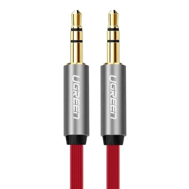 Ugreen 10796 5M màu Đỏ Cáp âm thanh 2 đầu 3.5mm dương AV119 — ảnh 2