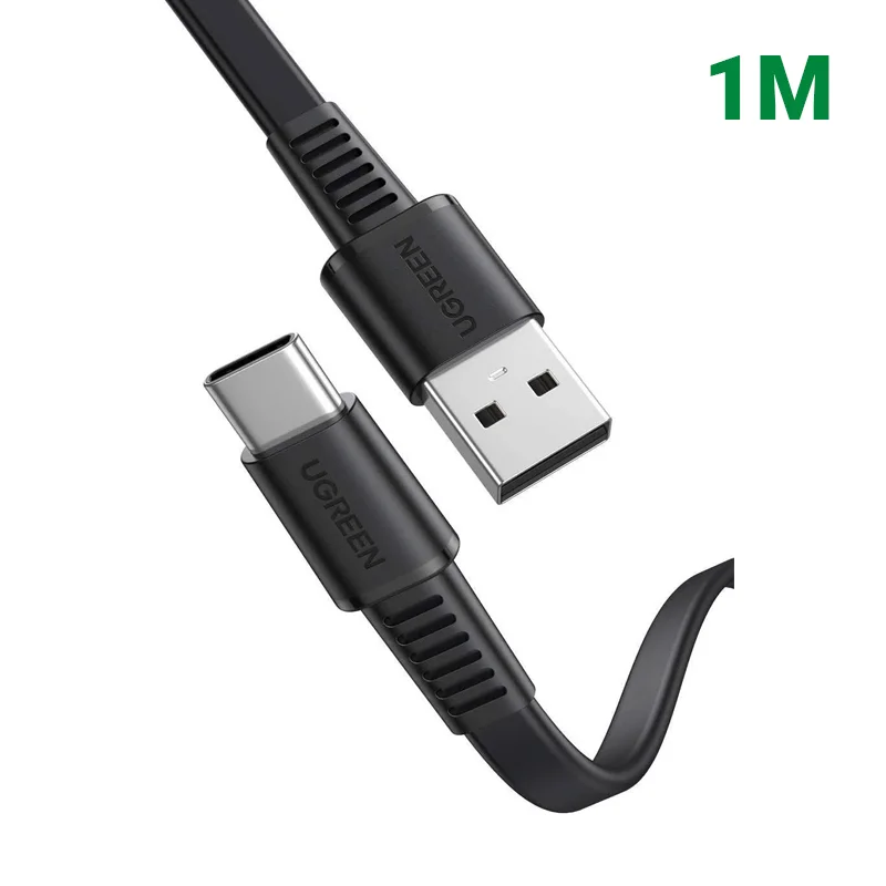 Ugreen 10972 1M màu đen usb type c 2.0 cáp sạc và truyền dữ liệu US332