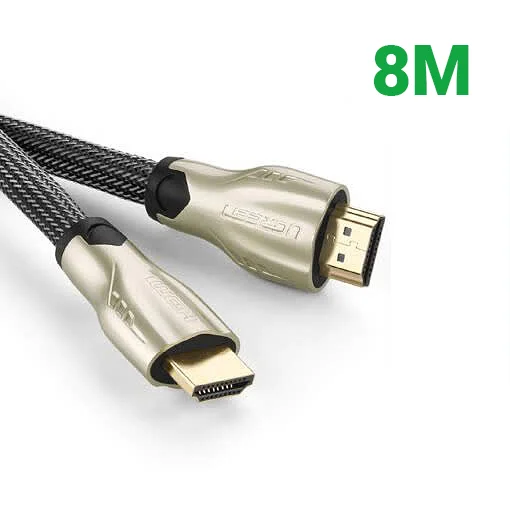 Ugreen 11194 8M màu Đen Cáp tín hiệu HDMI vỏ bọc lưới cao cấp HD102