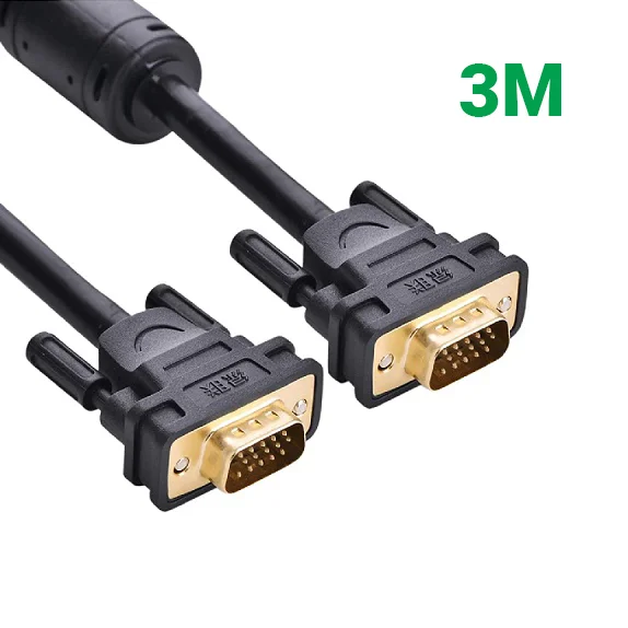 Ugreen 11631 3M màu Đen Cáp tín hiệu 2 đầu VGA VG101