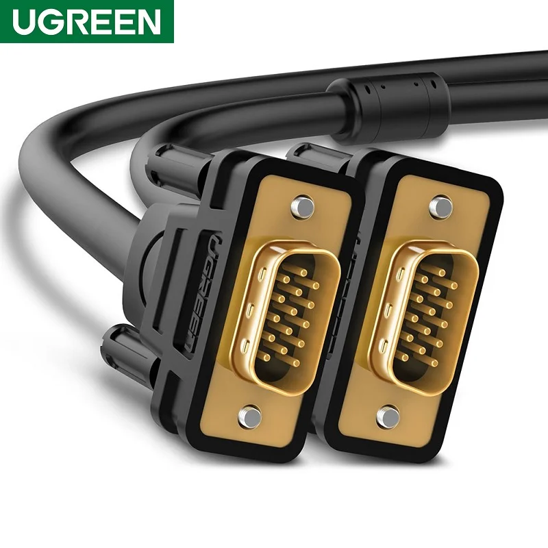Ugreen 11634 15M màu Đen Cáp tín hiệu 2 đầu VGA VG101 — ảnh 2