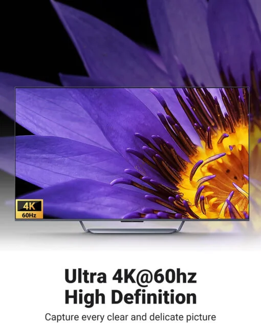 Ugreen 15166 4K 60Hz 5M Bộ chuyển tín hiệu 2 CPU dùng 1 Màn hình cổng HDMI KVM Switch USB kèm dây USB-B hổ trợ hot key cm571 — ảnh 4